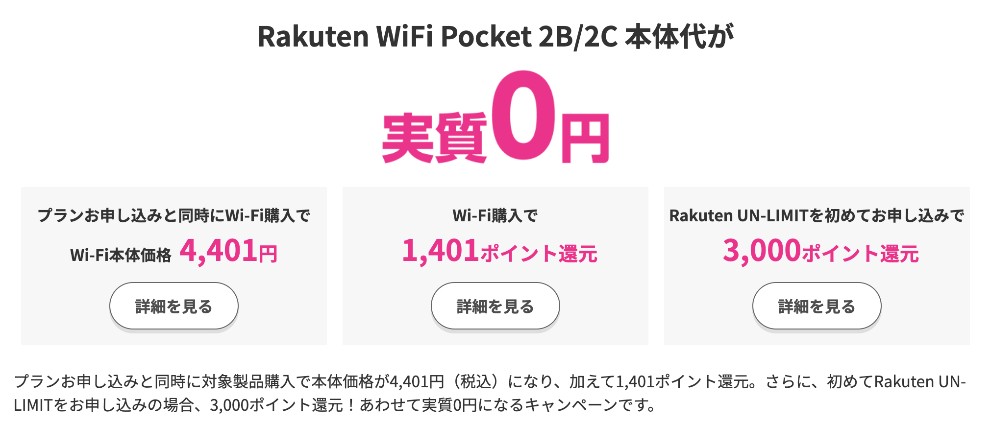 楽天モバイルポケットWiFi